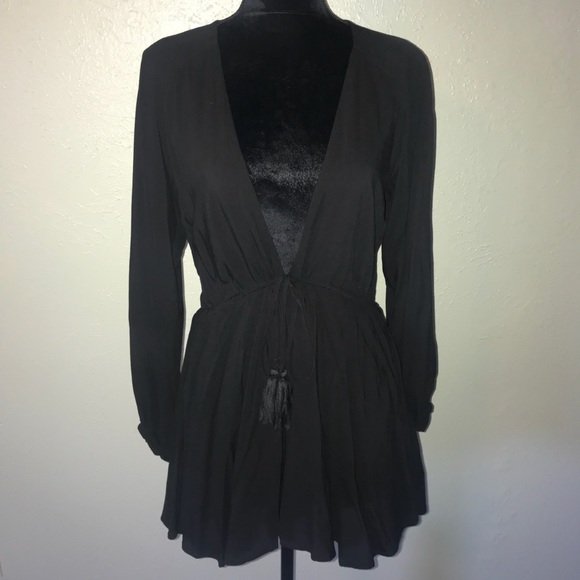 ❌SOLD❌ - F.21 Tassled plunging romper - Picture 5 of 6